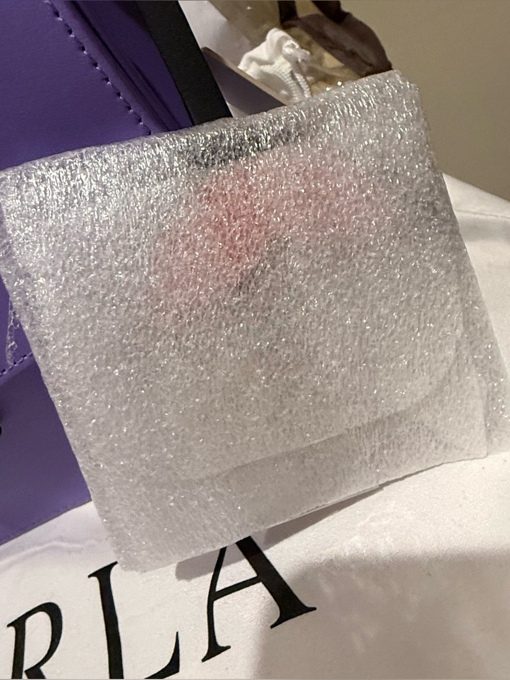 Furla Elisir small crossbody satchel in lilac smooth leather NWT made in Italy - Picture 16 of 16